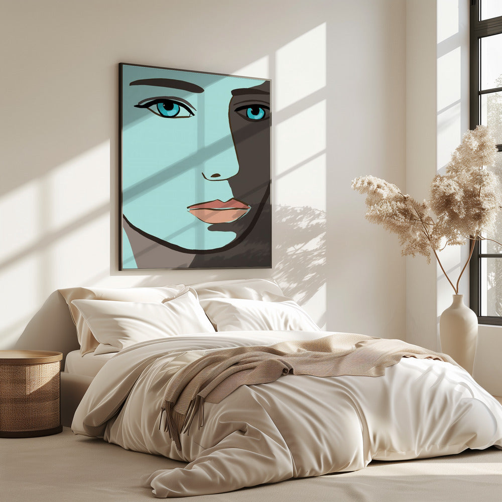 Blue face | Poster