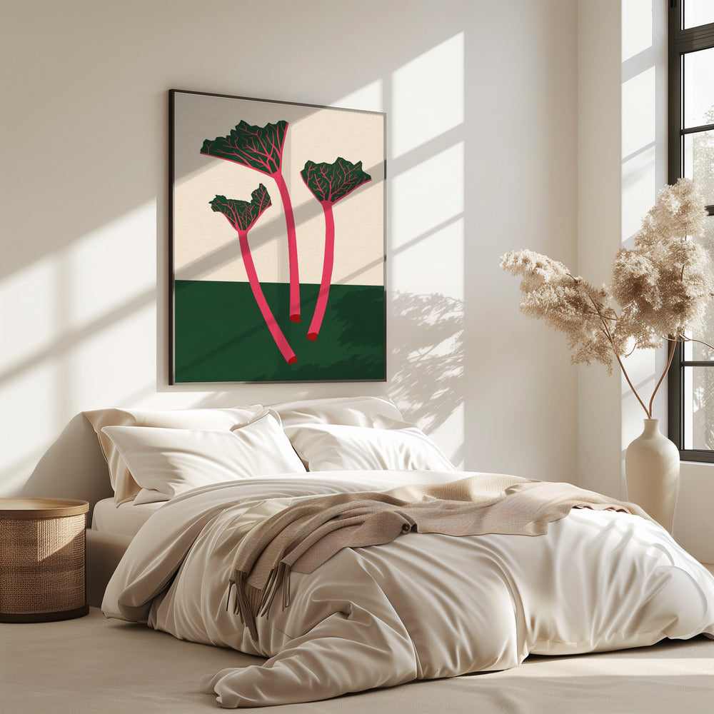 Swedish Garden Rhabarber | Poster