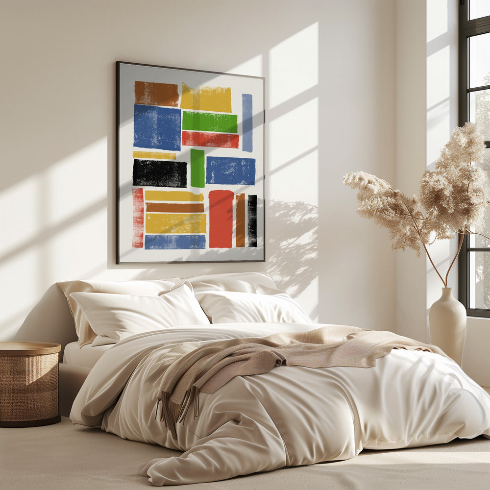 Color Block Harmony | Poster