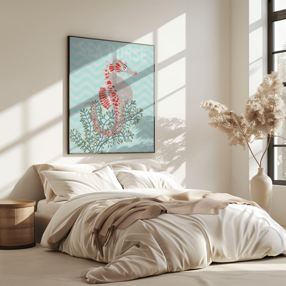 Sea life sea horse Neptune's joy | Poster