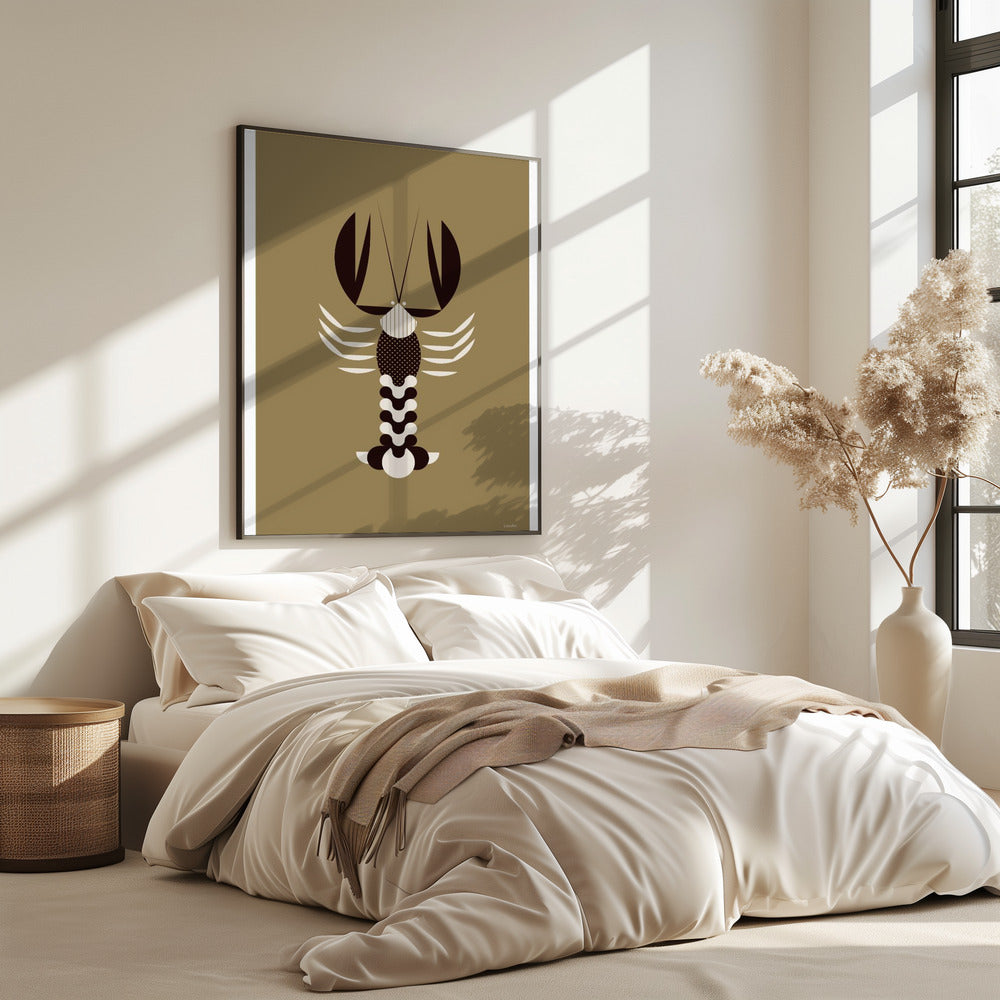 Golden Animals - Lobster (Gold) | Poster