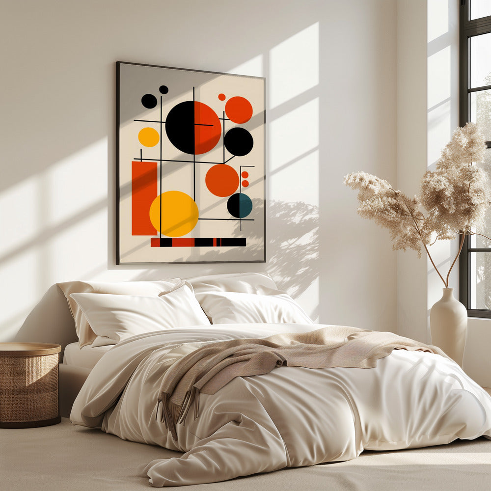 Geometric Shapes And Bold Colors | Poster