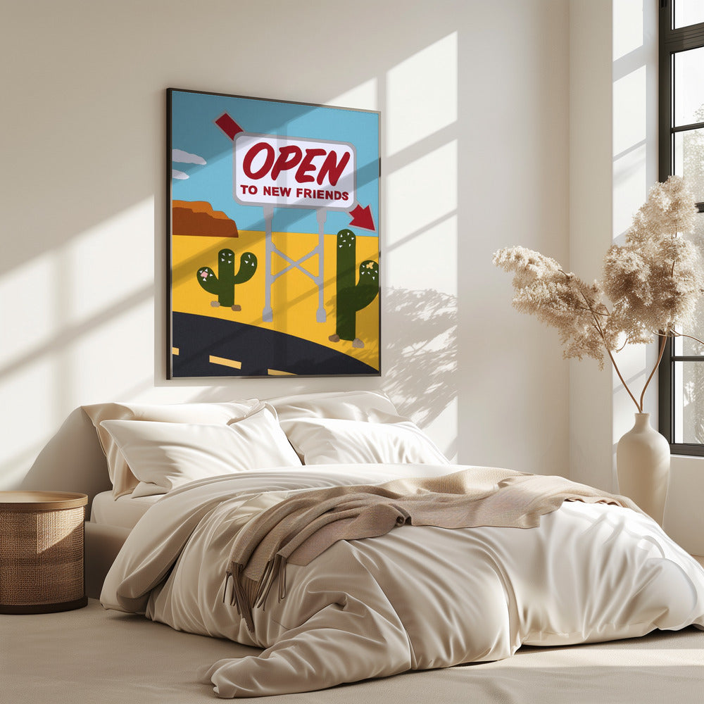 Open To New Friends | Poster