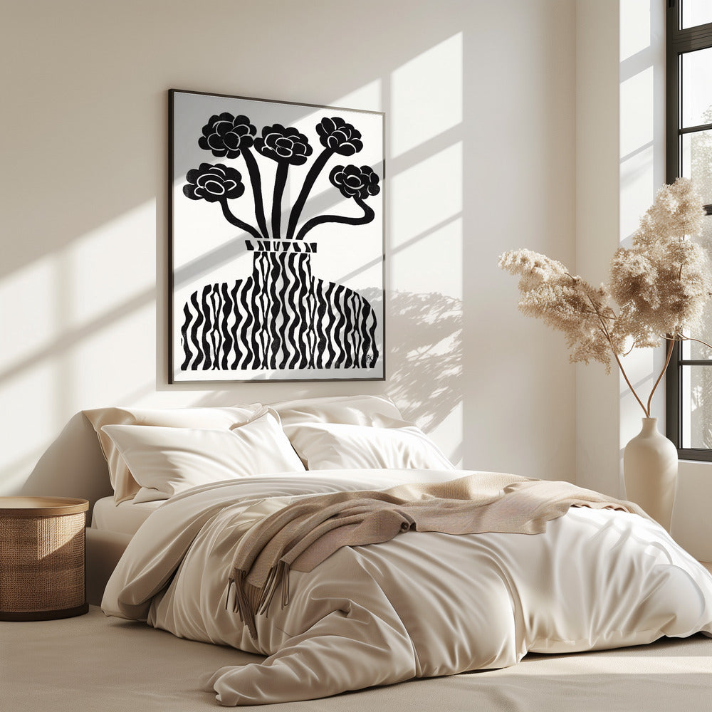 Vase and Flowers 03 | Poster