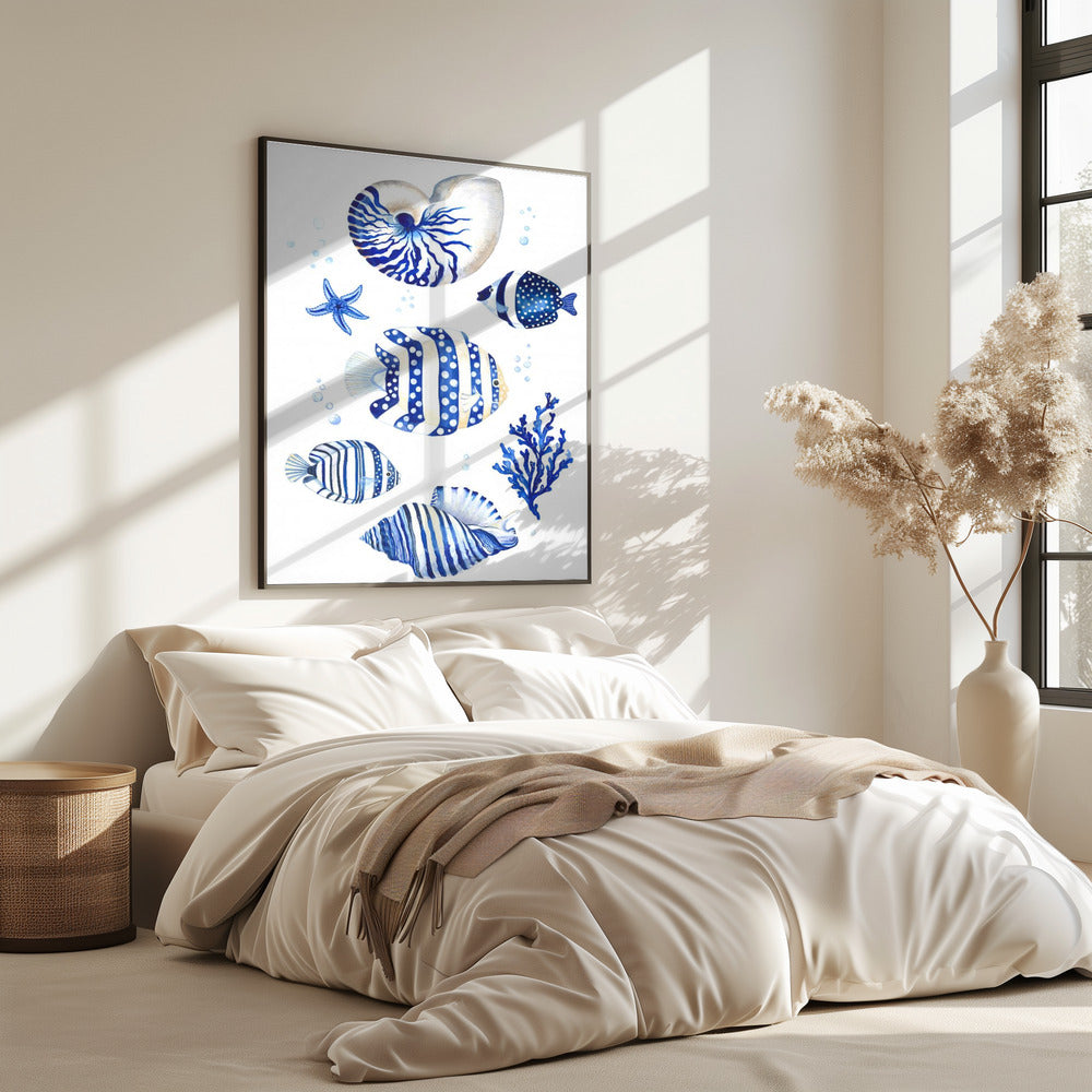 Inspired by the Tranquil Beauty of the Ocean | Poster