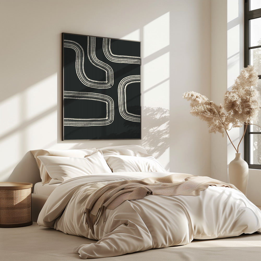 Bold Curved Lines | Poster