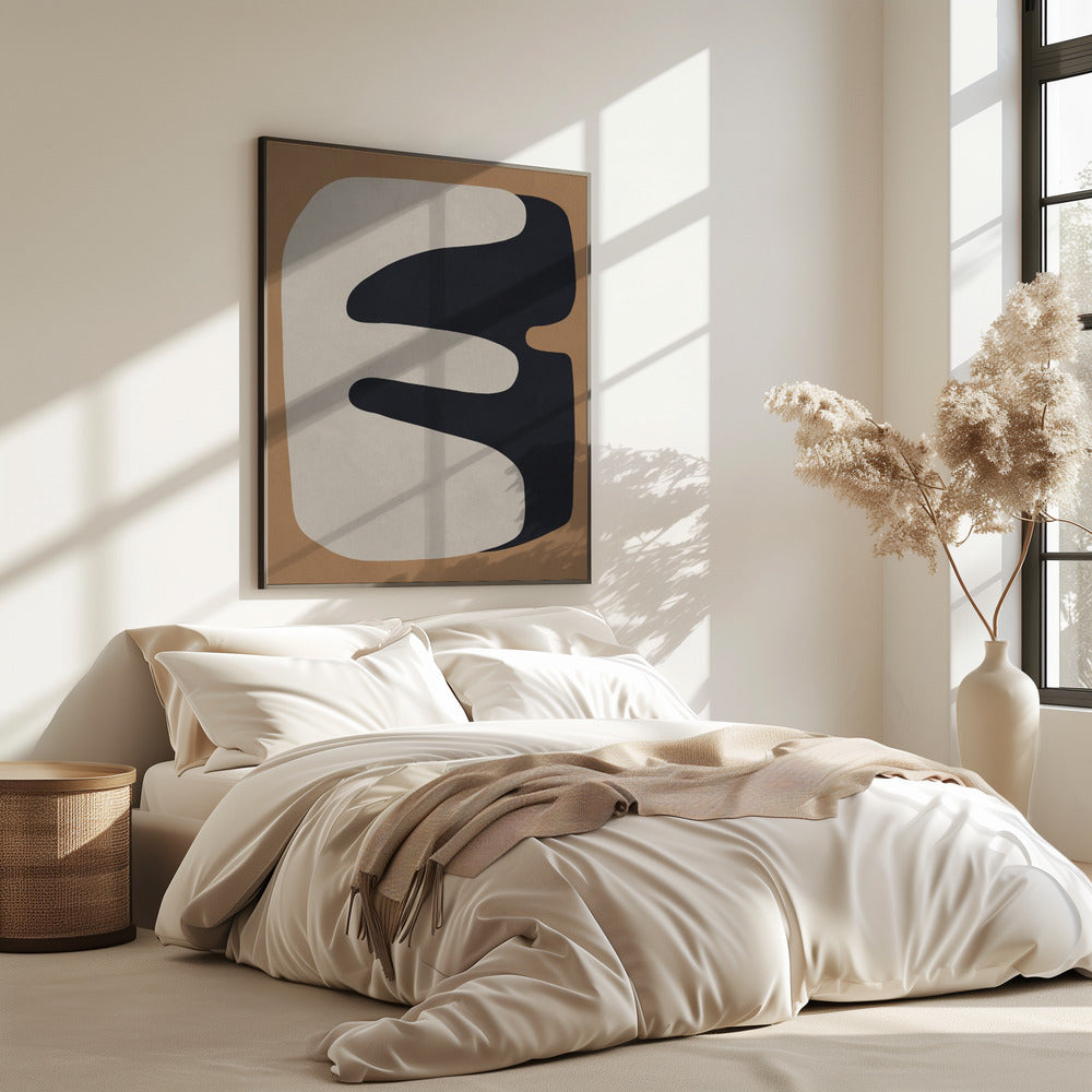 Brown and black art 3 | Poster