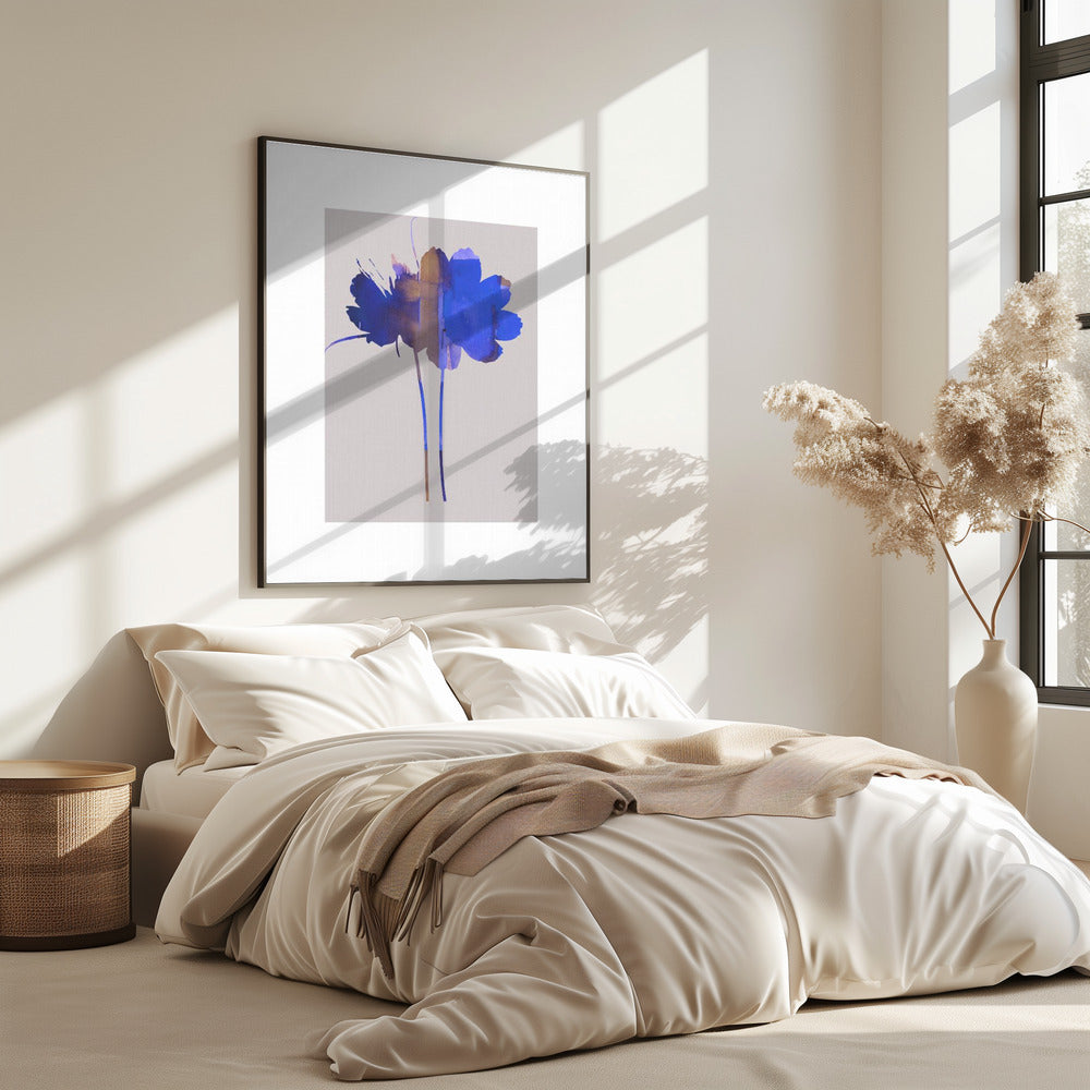 Bright Floral Graphic Print No1 | Poster