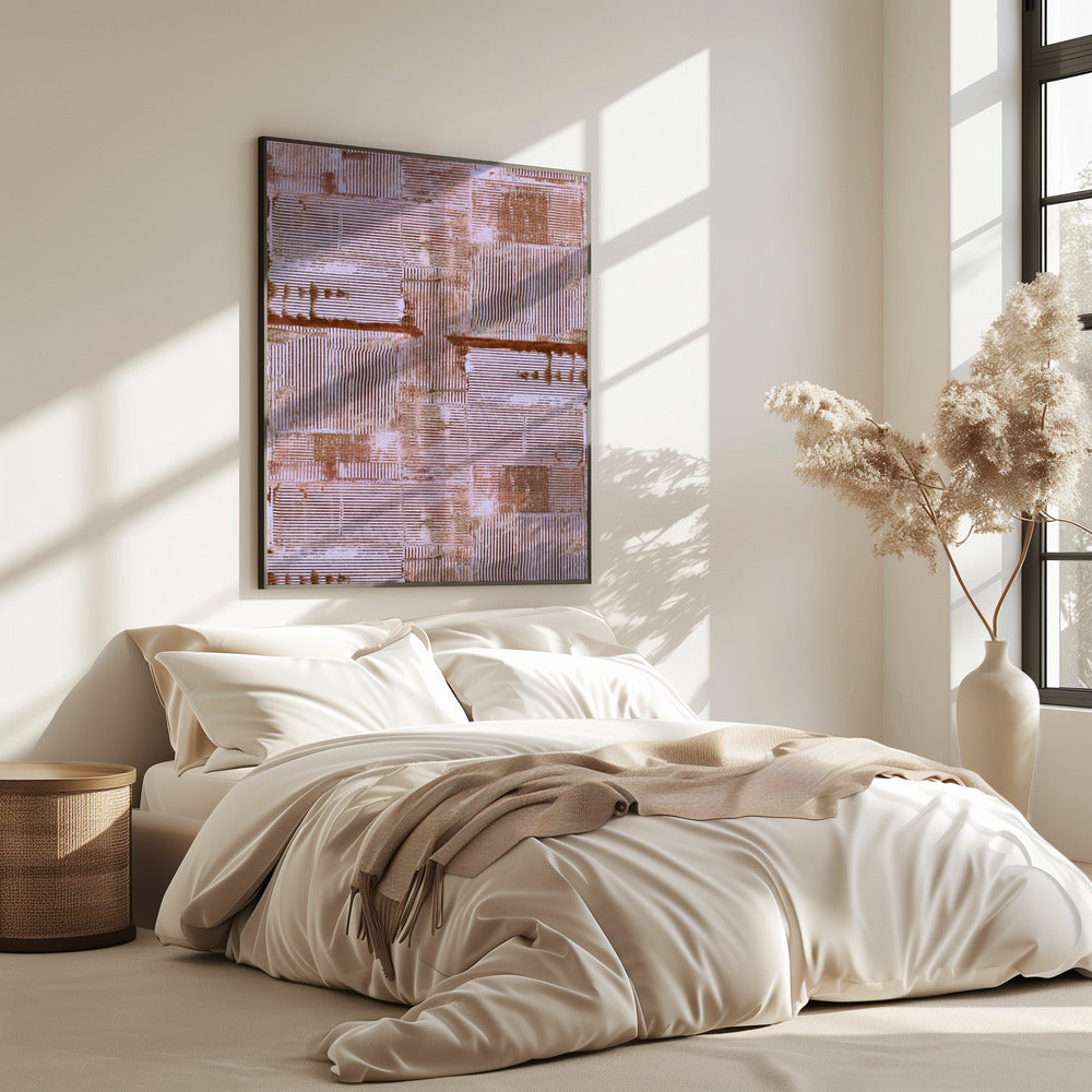 Cinnabar Soft Lines Texture No1 Print | Poster
