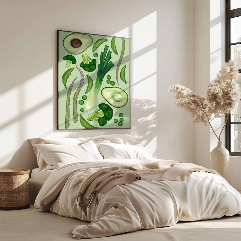 Green vegetables | Poster