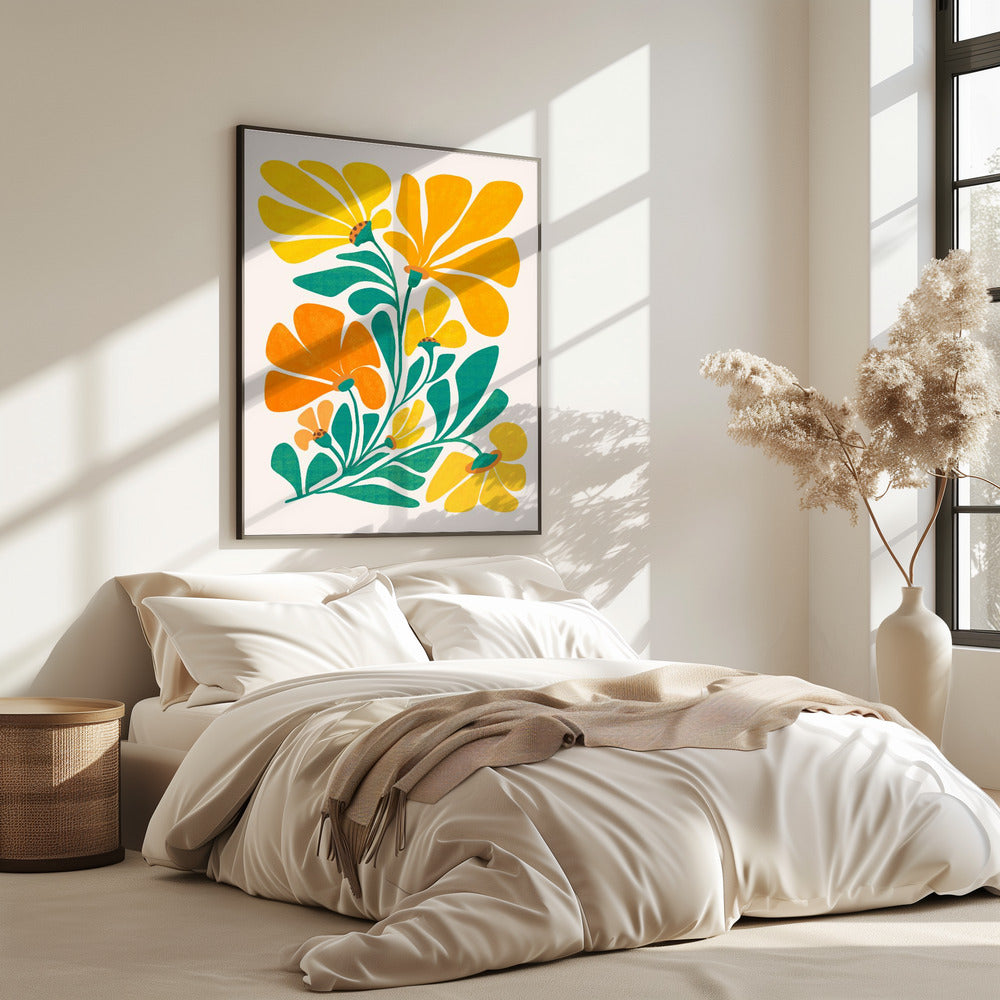 Royal Sunflowers | Poster