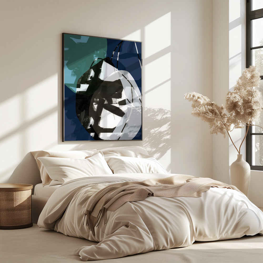 Dark Blue Beauty No2 | Poster