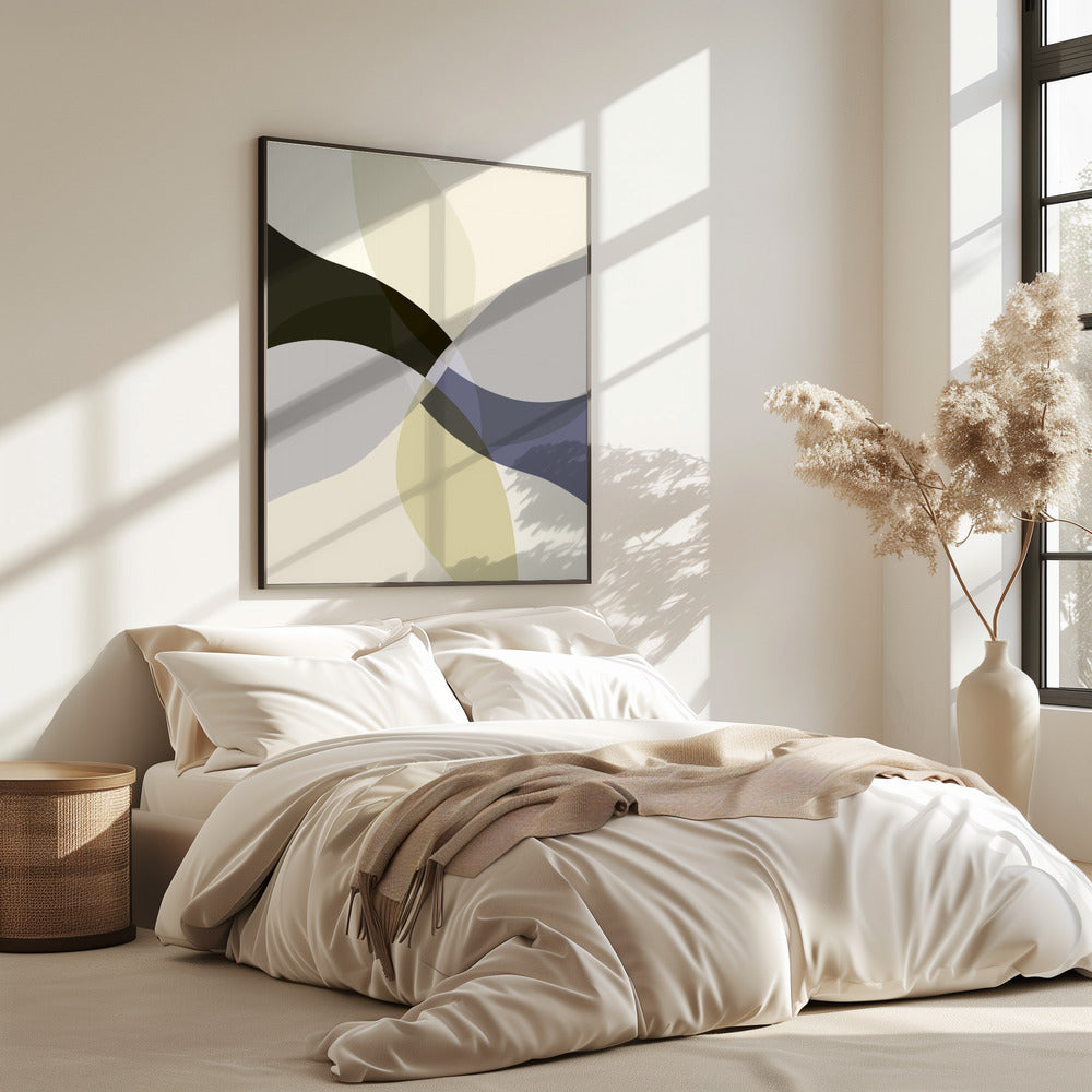 Abstract Neutral Shapes Print 3 | Poster