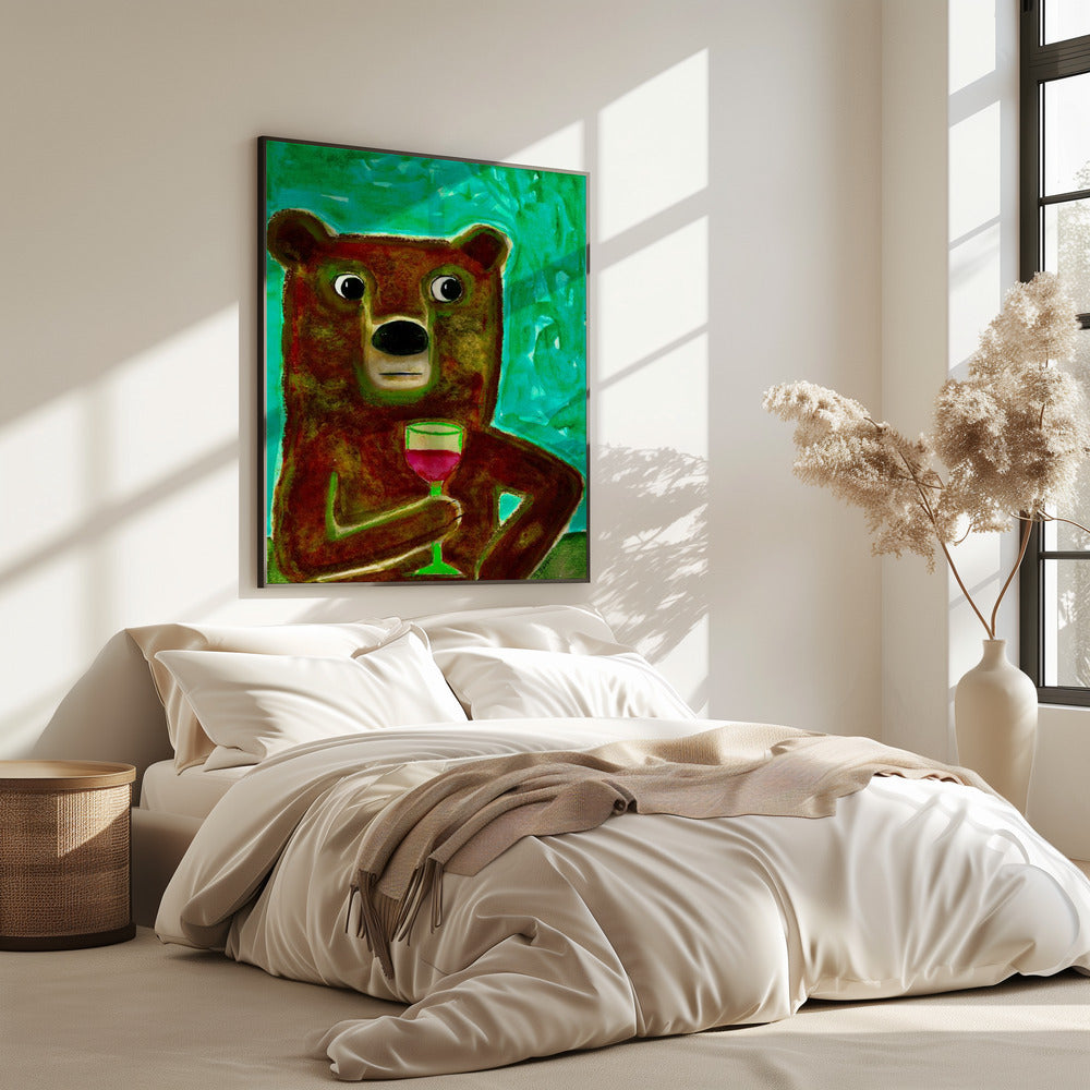 Mr. Bear at the Bar | Poster