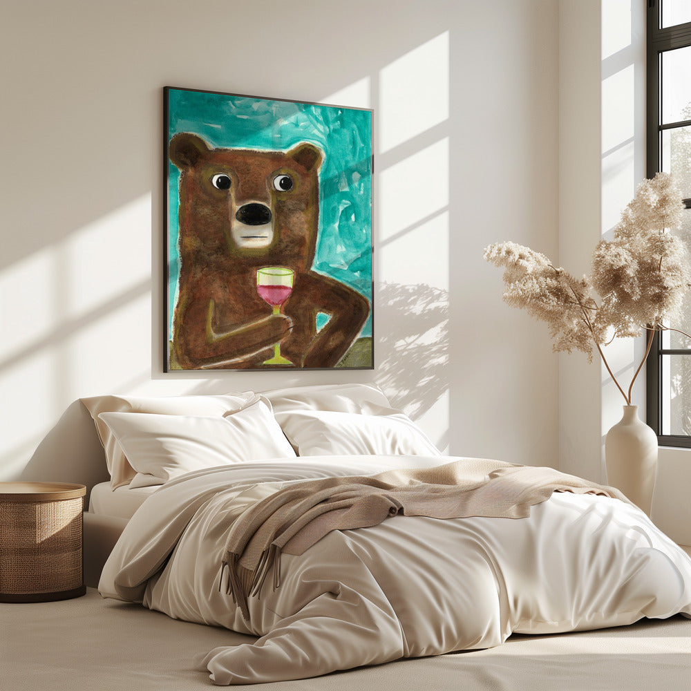 Mr. Bear at the Bar | Poster