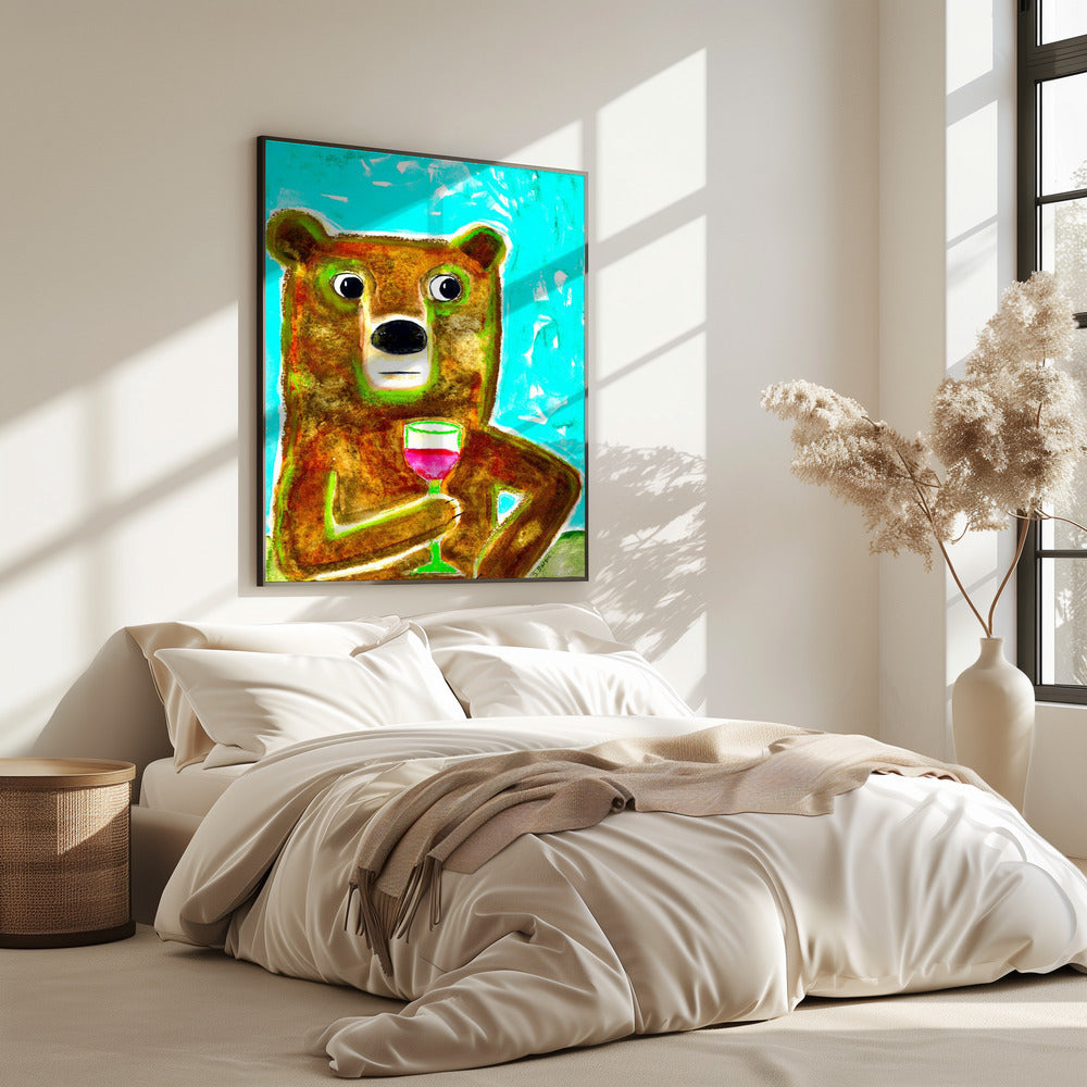 Mr. Bear at the Bar | Poster
