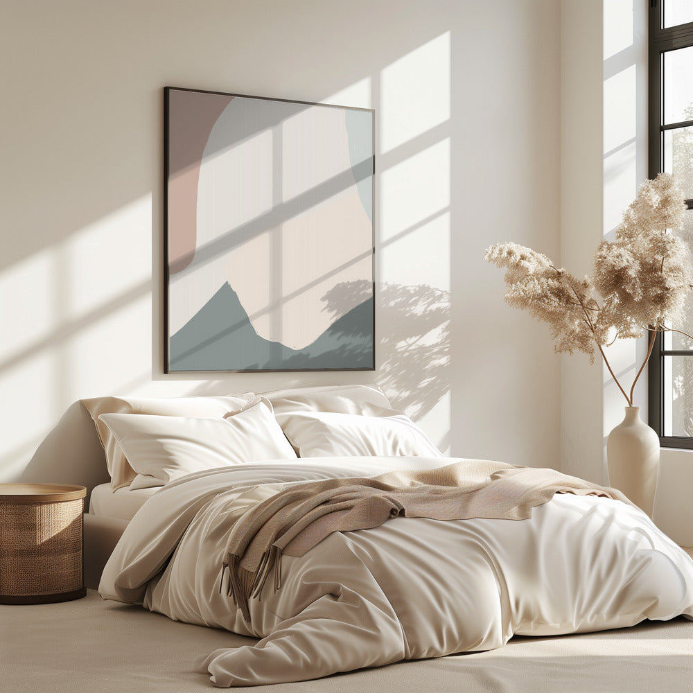 Soothing Beige Abstract | Poster