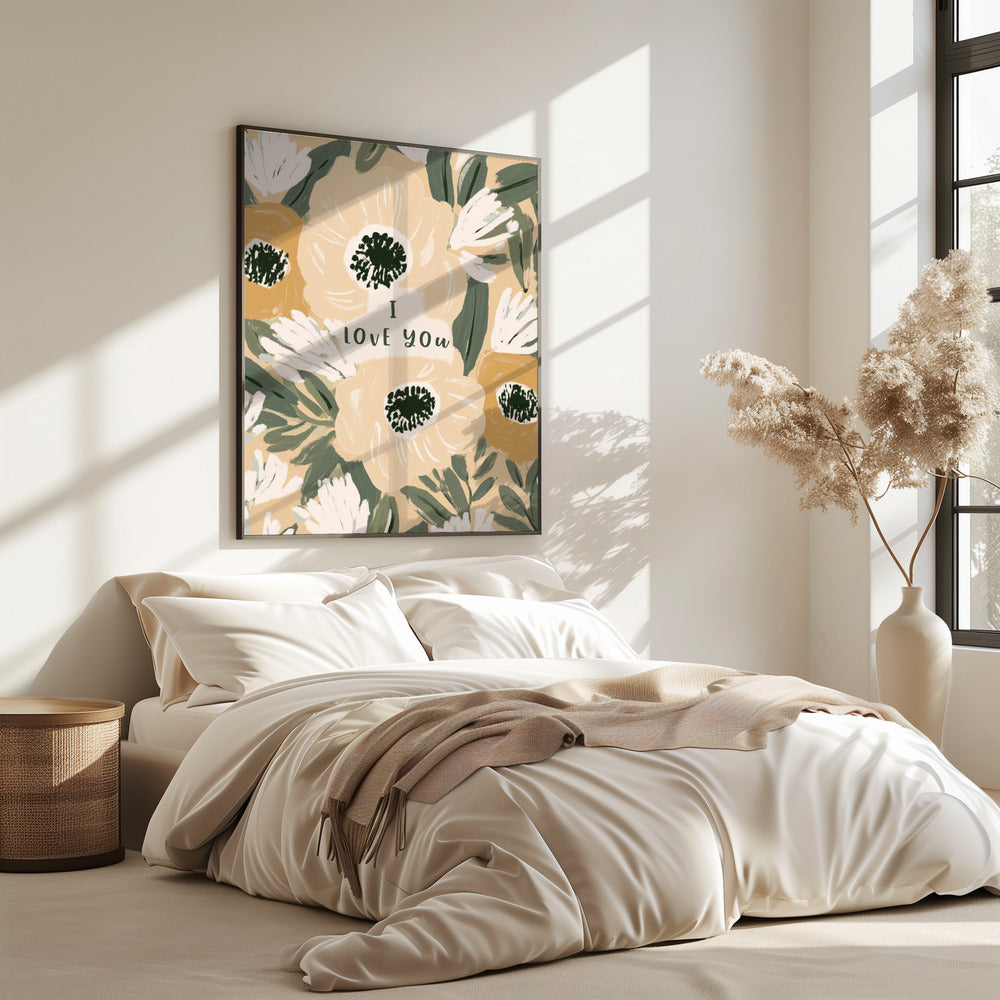 Floral Love Note | Poster