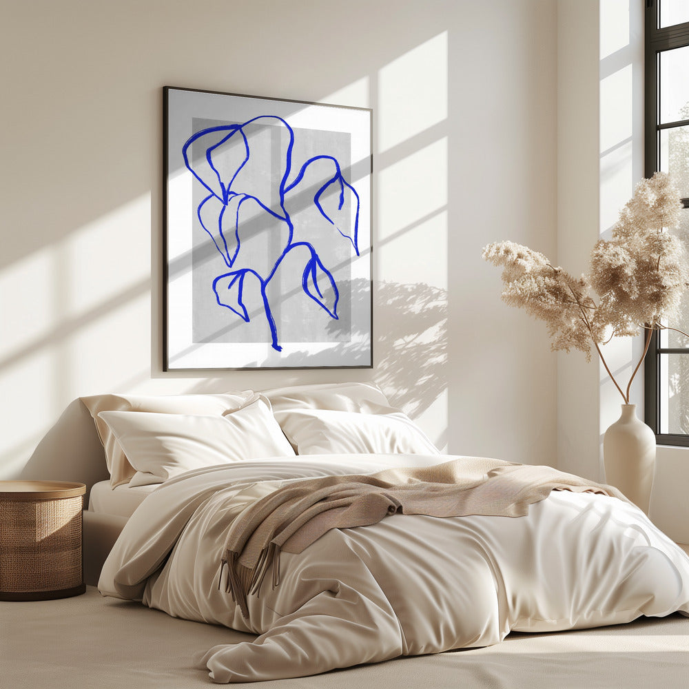 Blue Lines Harmony | Poster