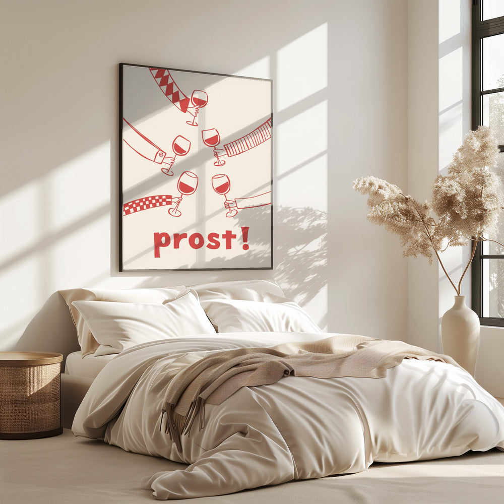 Prost! Wine Party with Friends | Poster