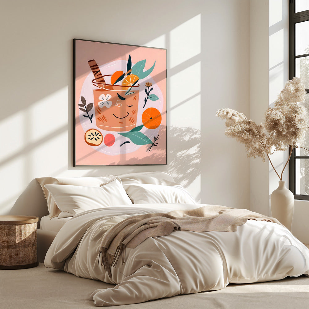 Cinnamon & Orange Cocktail | Poster
