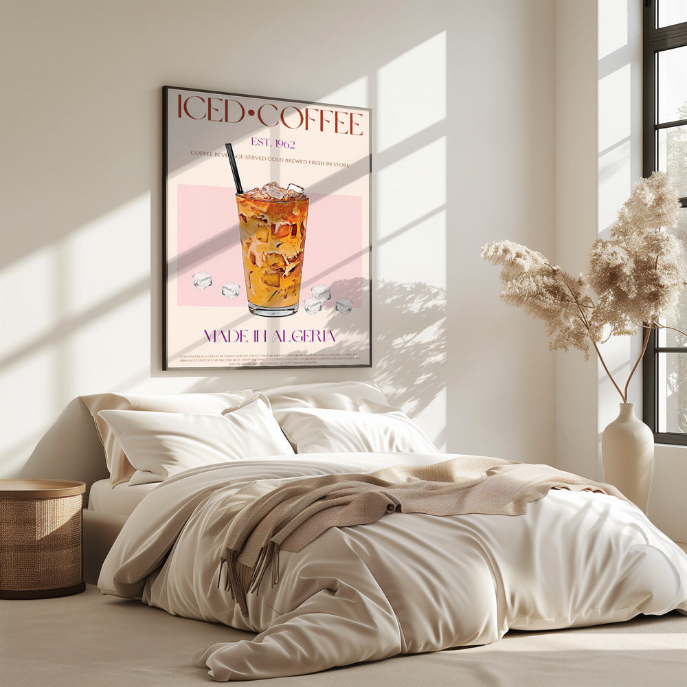 Refreshing Glass of Iced Coffee | Poster