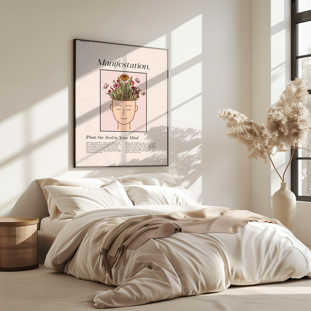 Manifestation with a serene figure | Poster