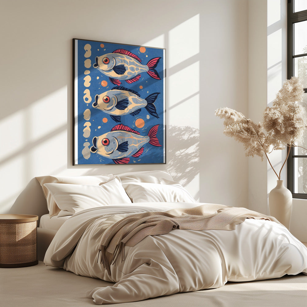 Cosmic Koi Dance | Poster