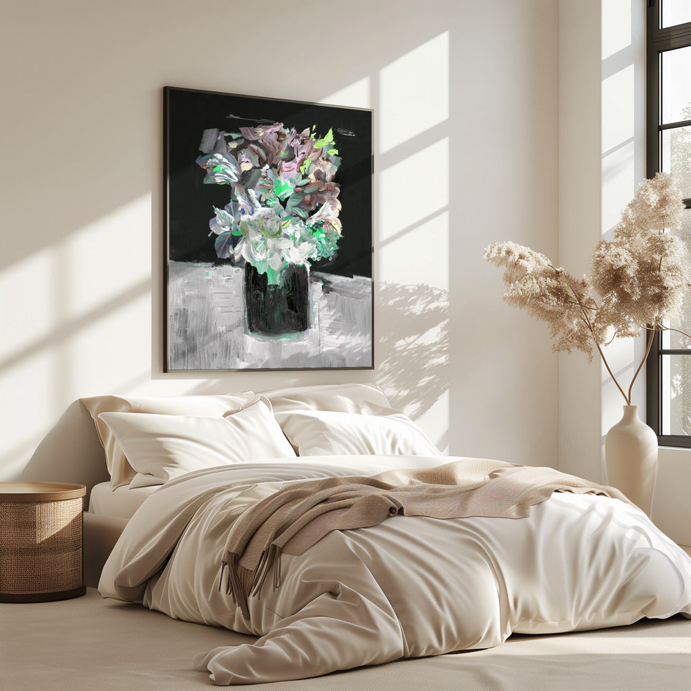Colorful Flower with Vase | Poster