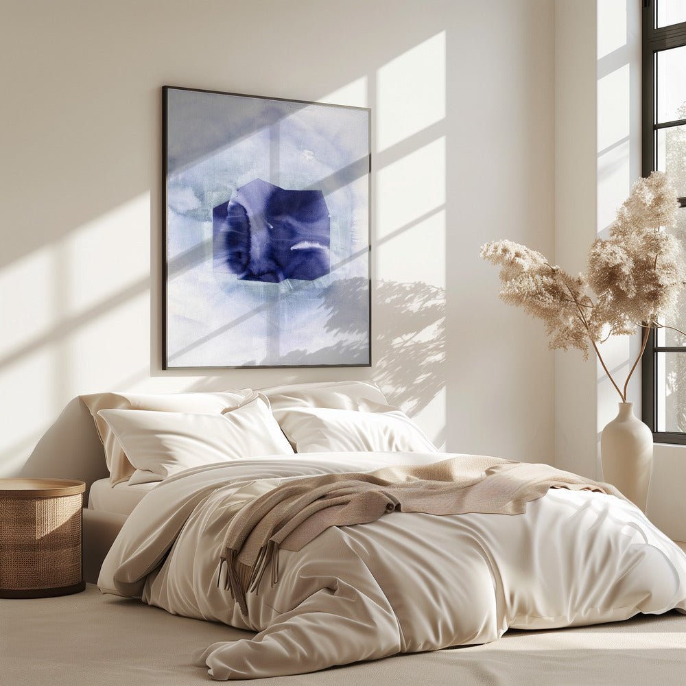 Mystic Indigo Shape | Poster