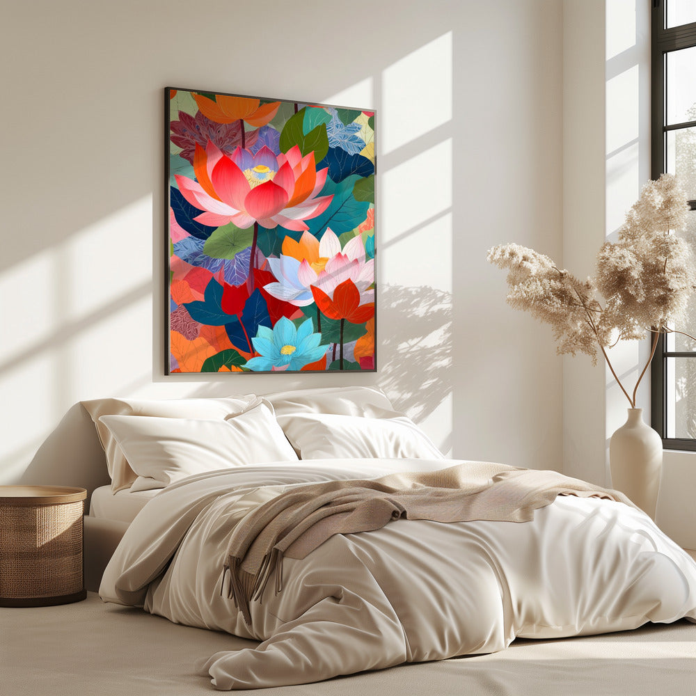 The Enchanted Lotus Garden | Poster