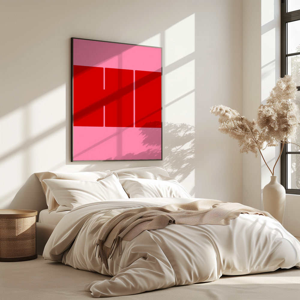 Bold Red Shapes | Poster