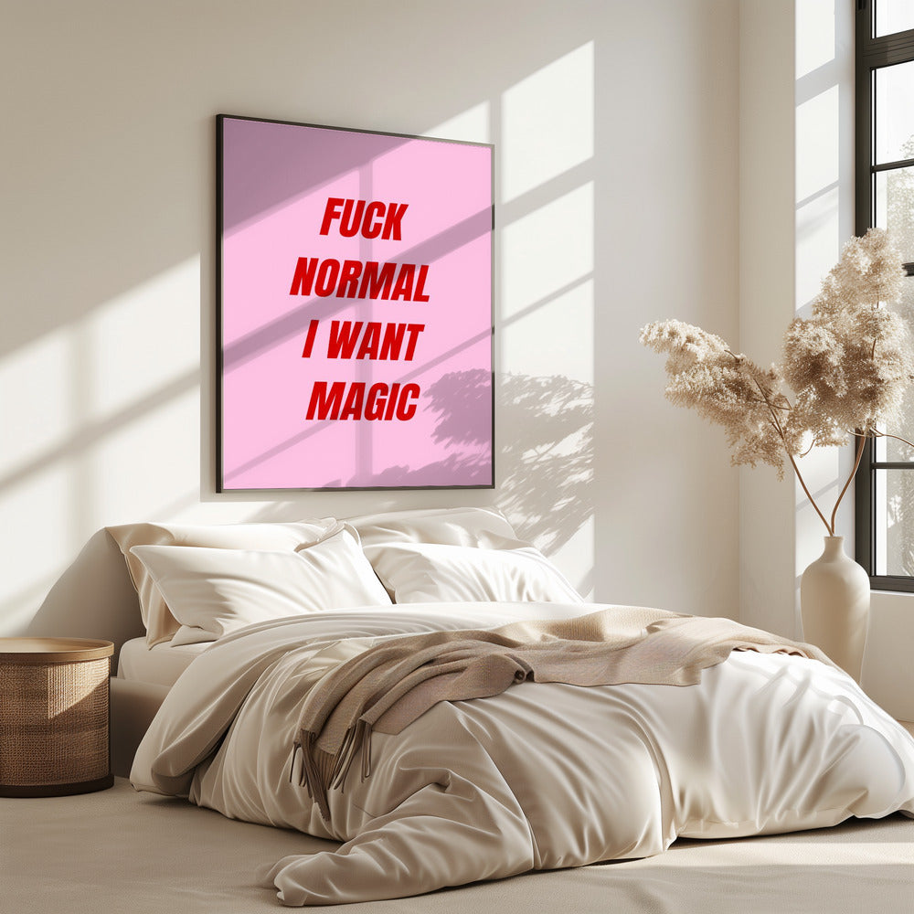 Bold Red Typography | Poster