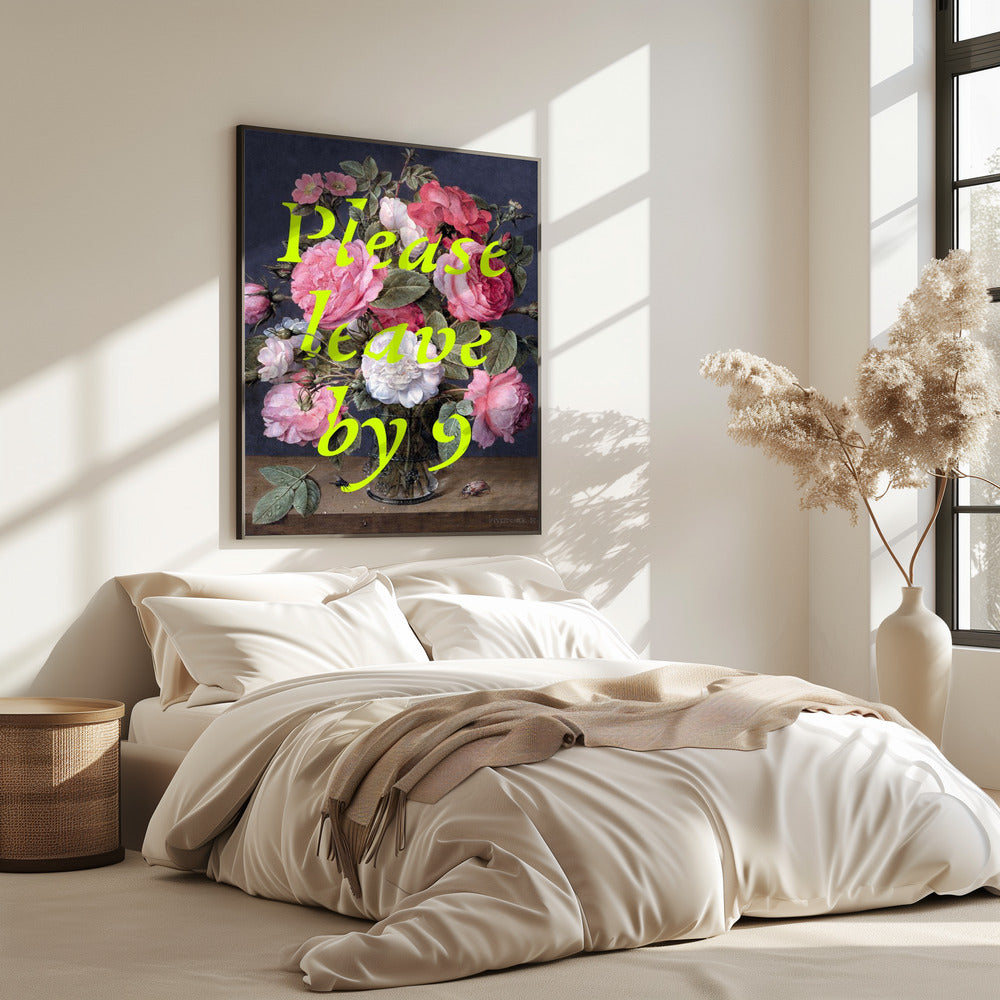 Floral Exit Request | Poster