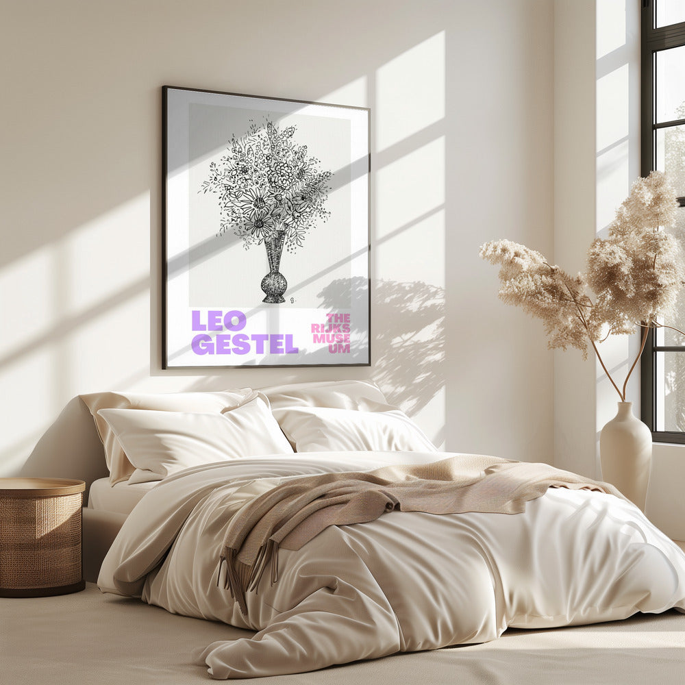 Elegant Flowers in a Vase | Poster