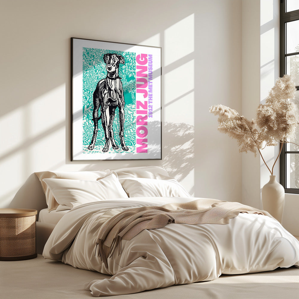 Regal Canine Gaze | Poster