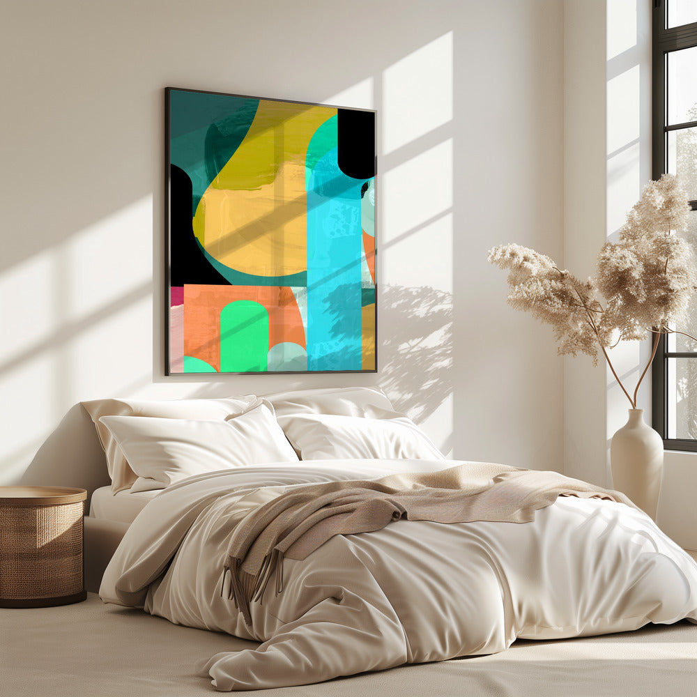 Retro Pattern Play | Poster