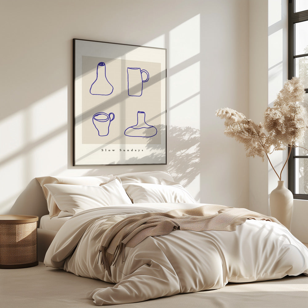 Abstract Pottery Lines | Poster