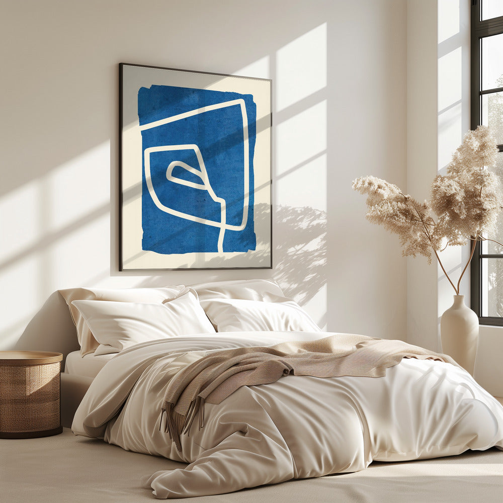 Blue Spiral Dance | Poster
