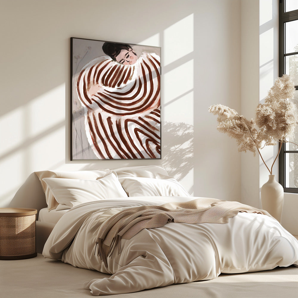 Striped Embrace | Poster