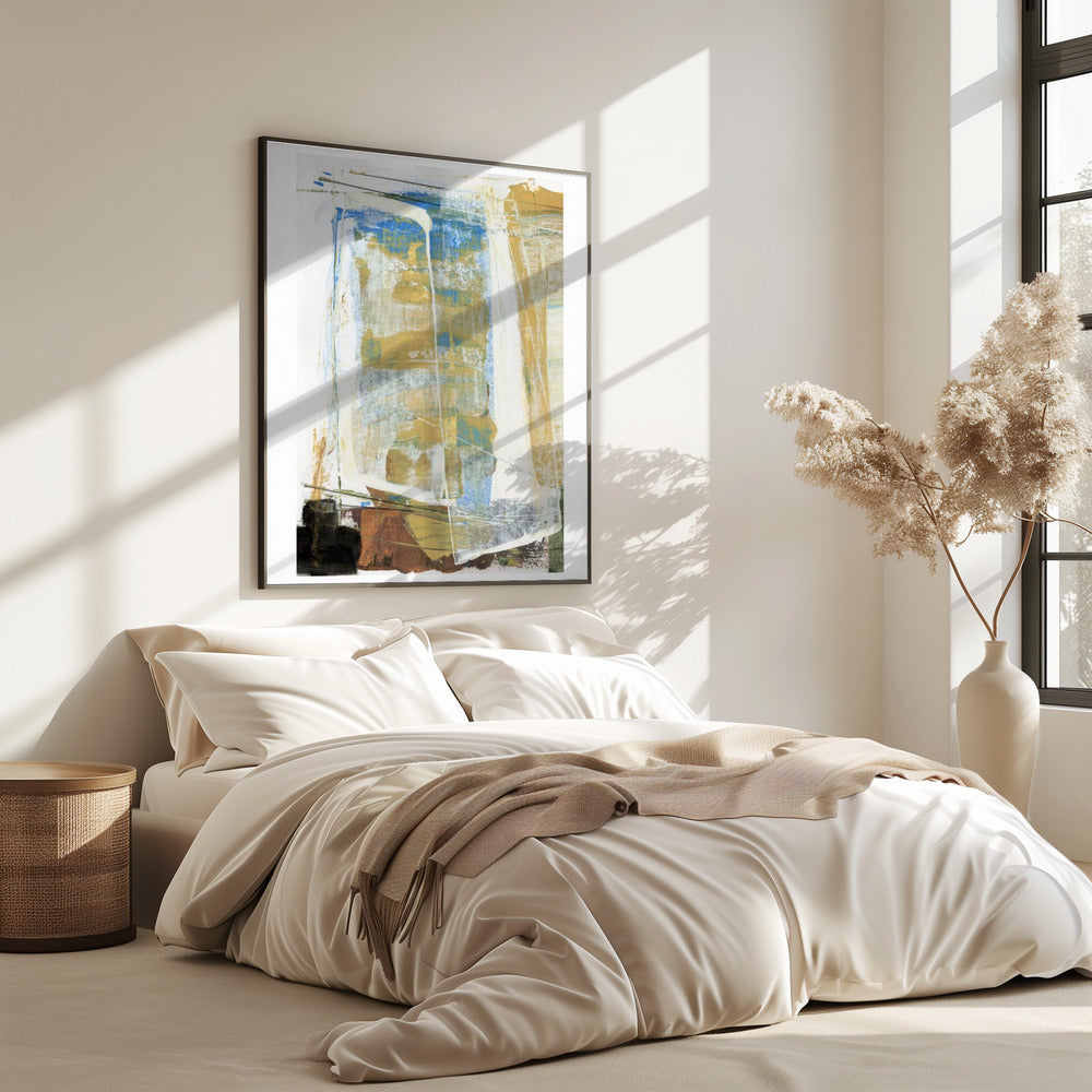 Earthy Tones And Vibrant Blues | Poster