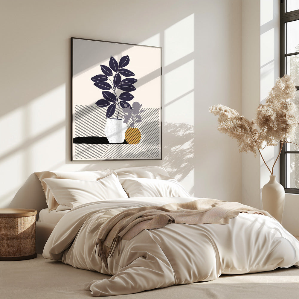 Vase B By Catsanddotz 5 To 7 30 X 42 Inches L | Poster