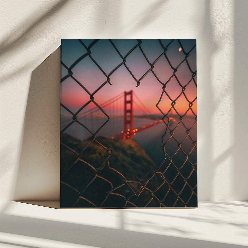 Golden Gate Caged | Canvas