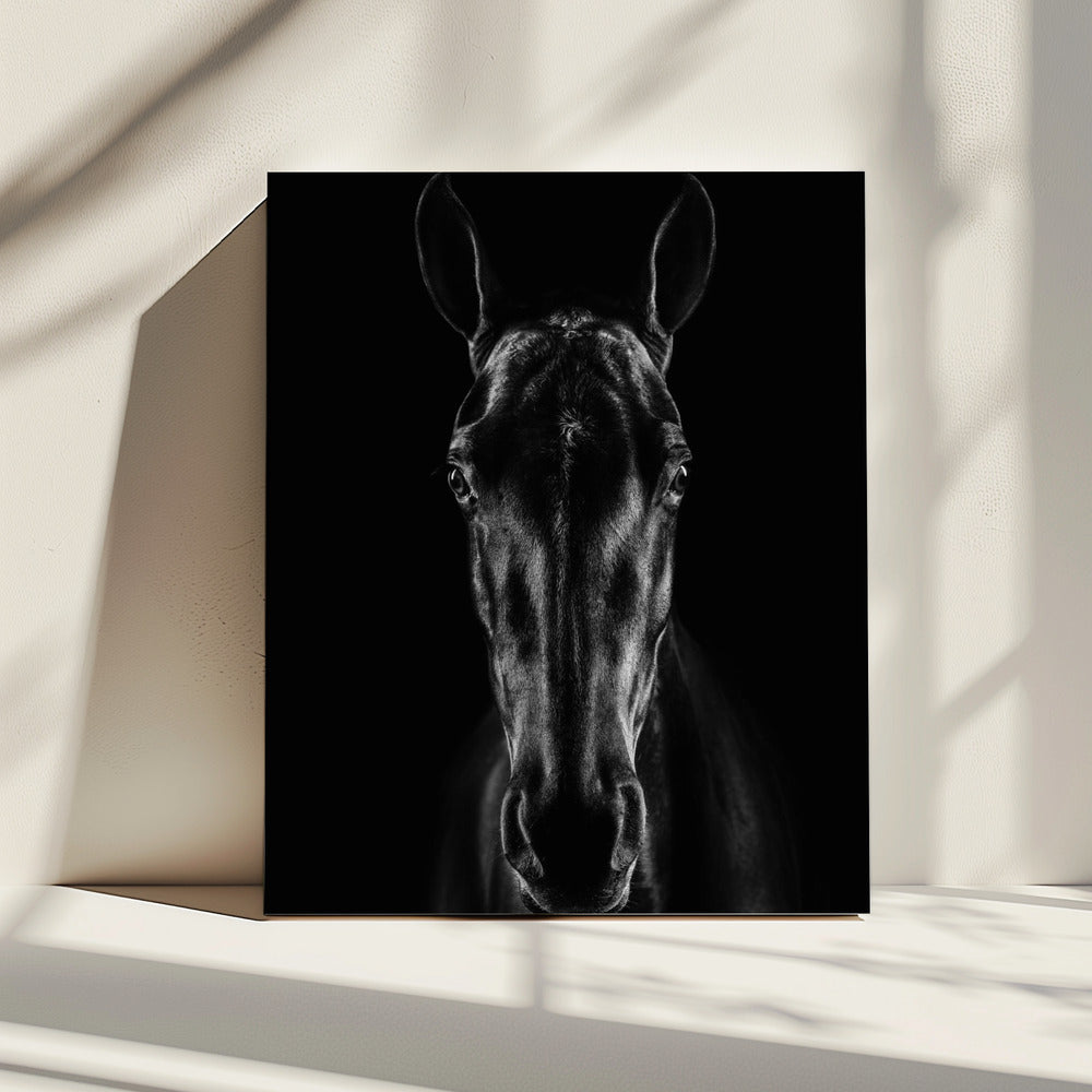 The Horse in Noir 15 | Canvas