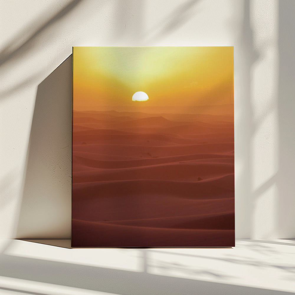 Sunset over Dunes | Canvas