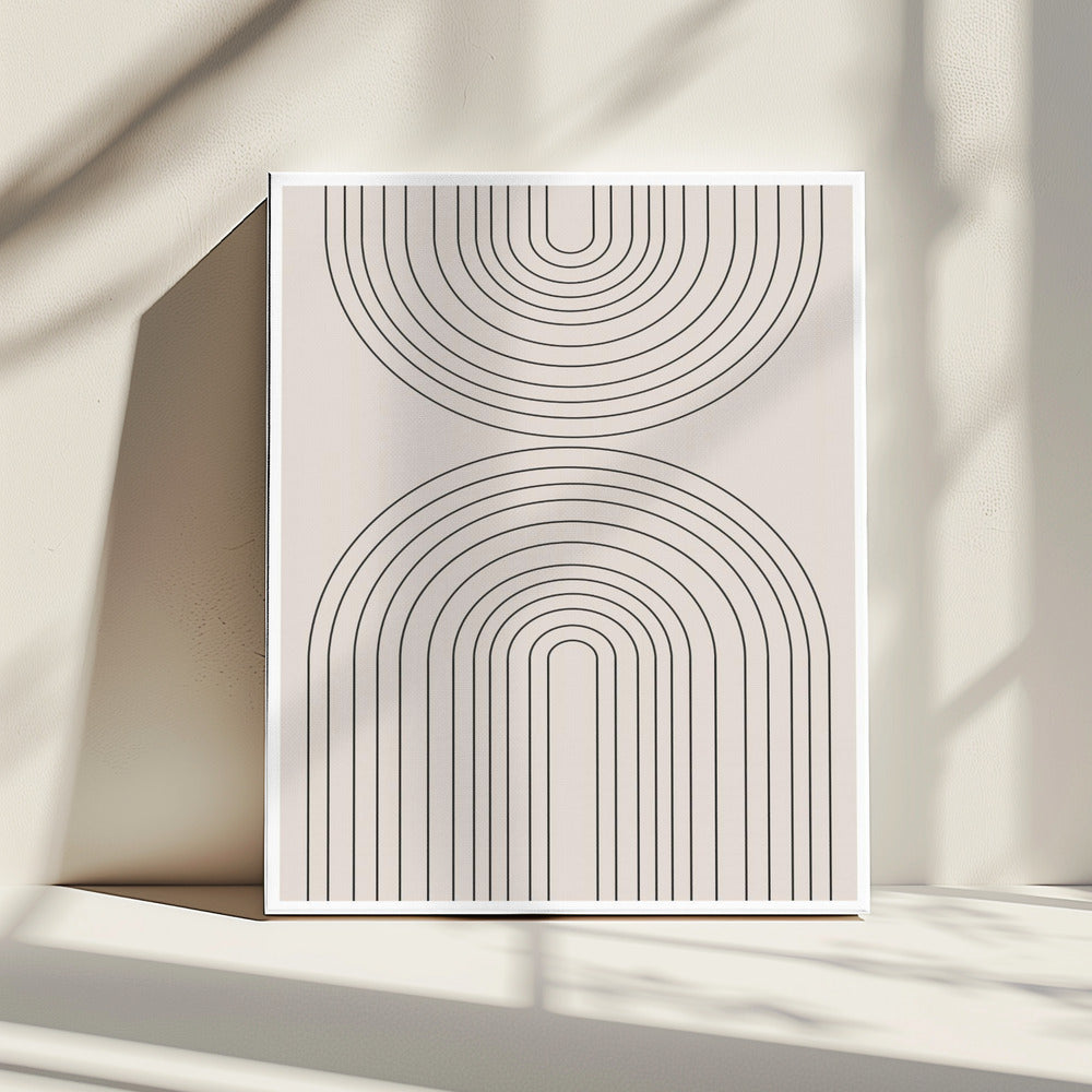 Curved Symmetry | Canvas
