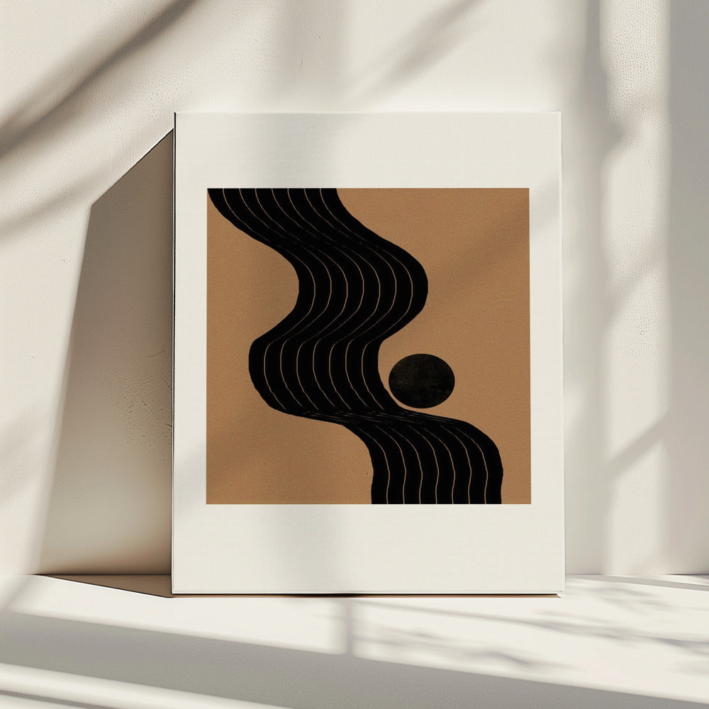 Curved Path Harmony | Canvas