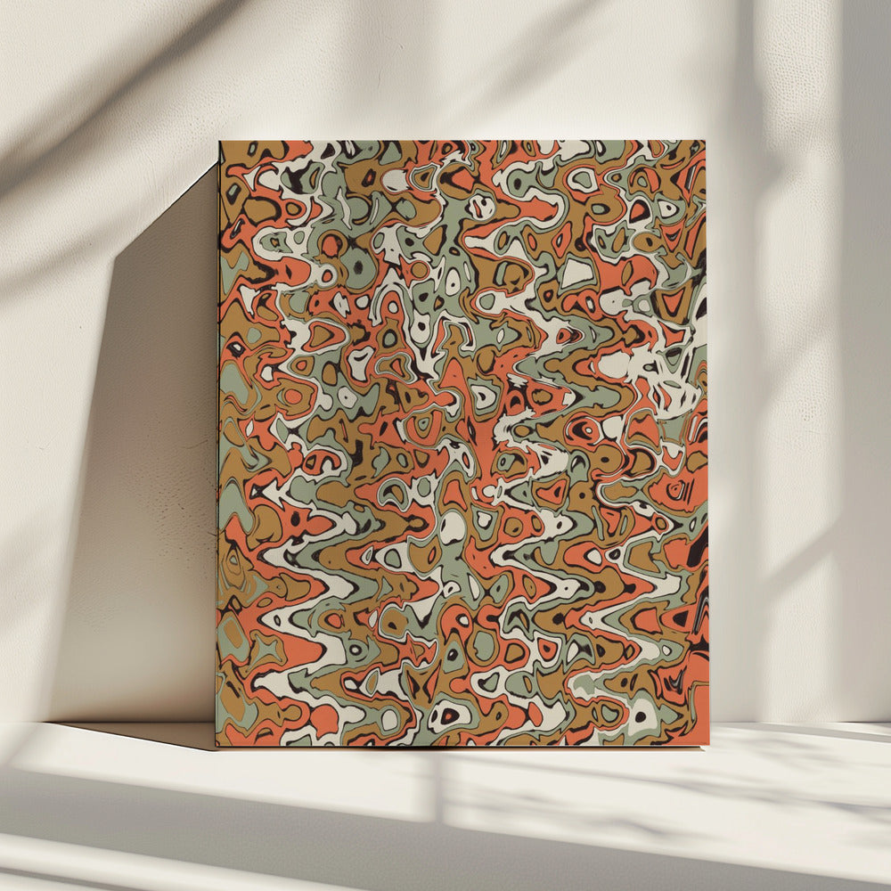 Vibrant Ripples | Canvas