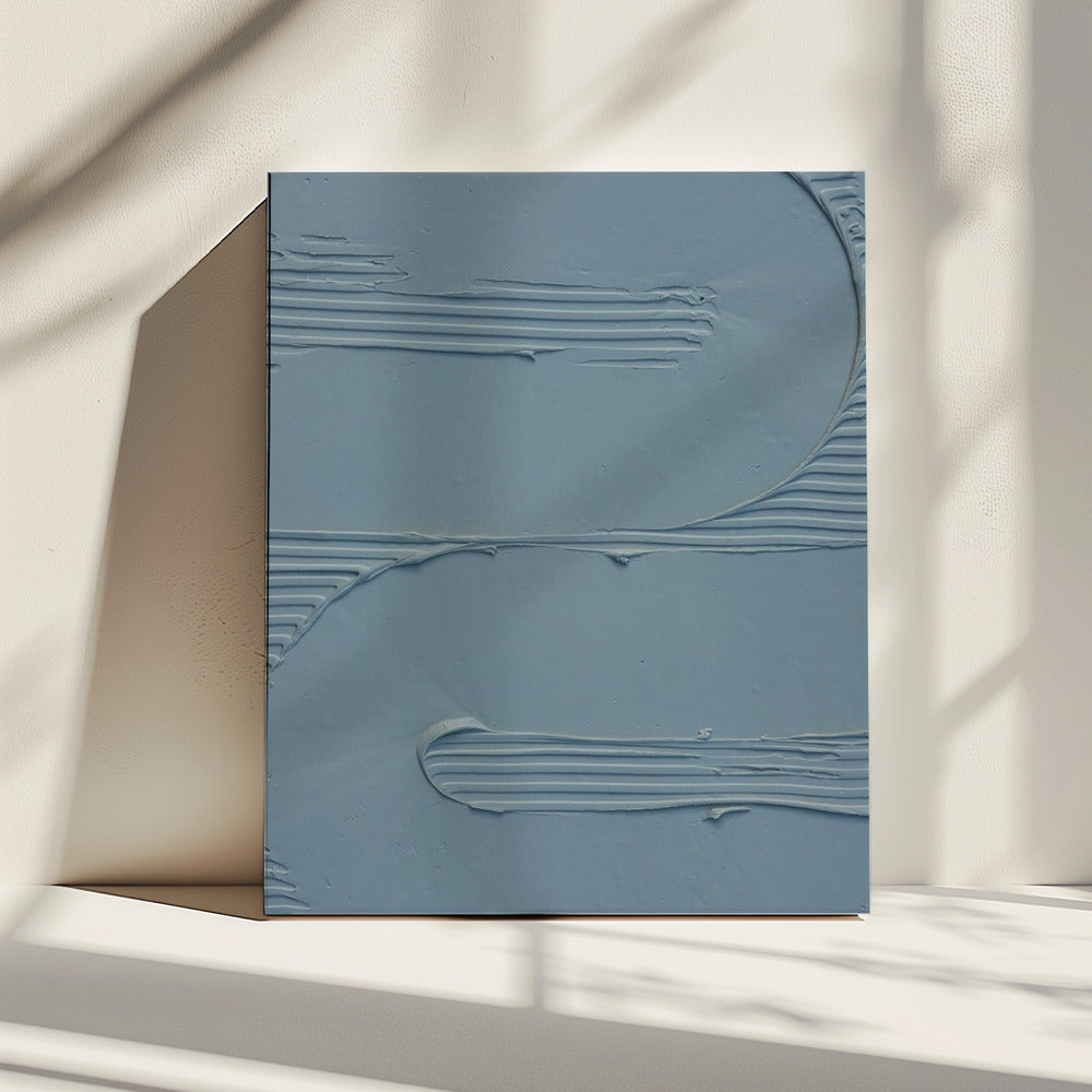 Mud Texture 12 Blue | Canvas