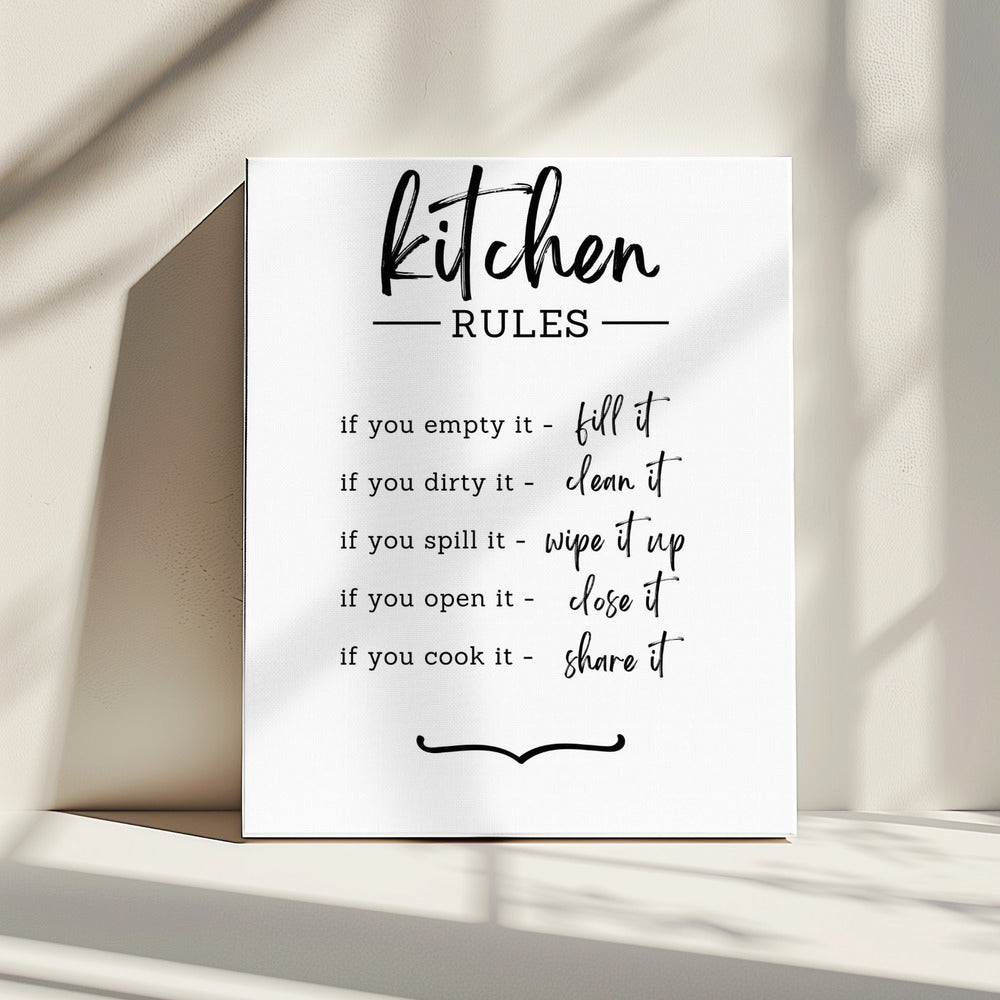 Kitchen Rules | Canvas
